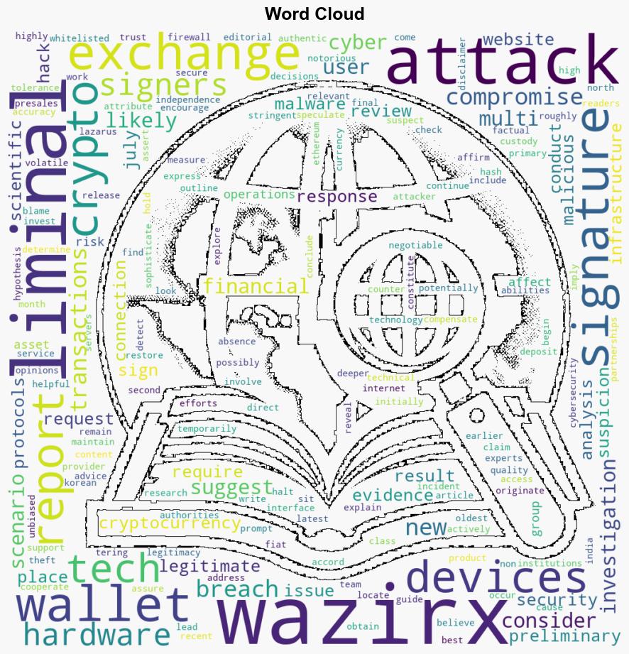 WazirX Says Preliminary Investigation Found No Evidence of Compromised Machines - Techreport.com - Image 1