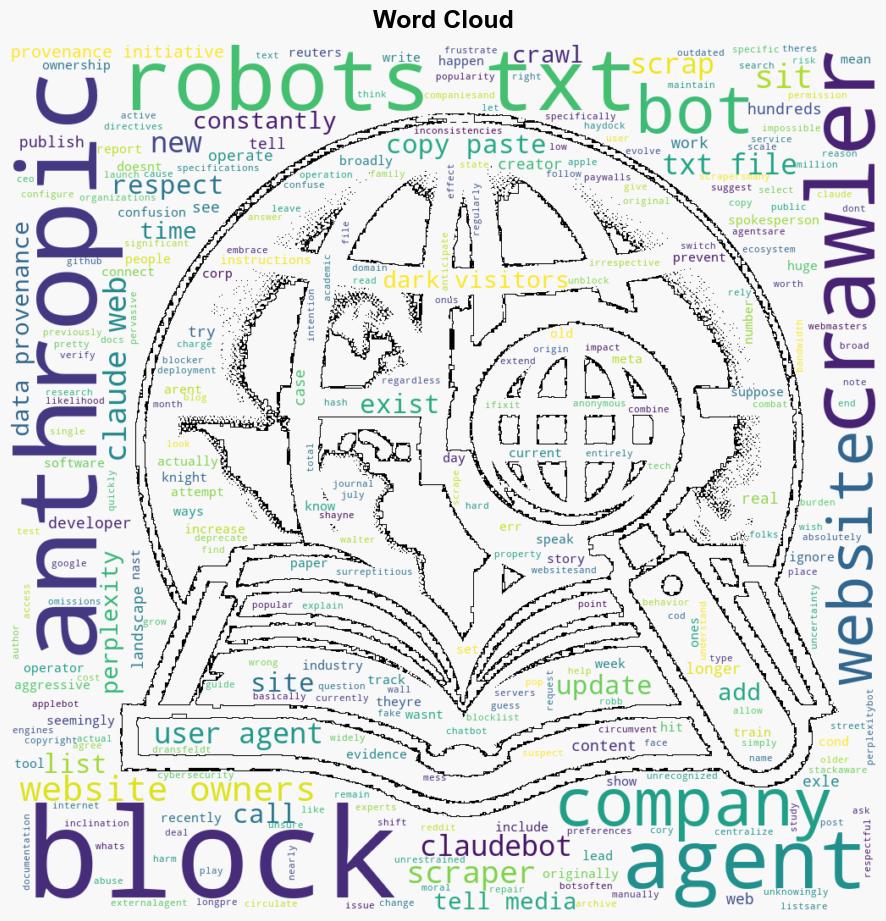 Websites are Blocking the Wrong AI Scrapers Because AI Companies Keep Making New Ones - 404media.co - Image 1