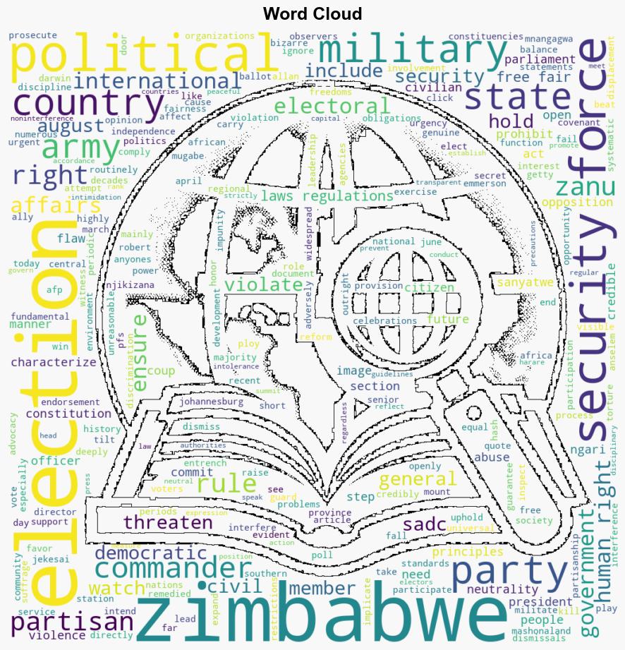 Zimbabwe Army Commander Threatens Election Integrity - Human Rights Watch - Image 1