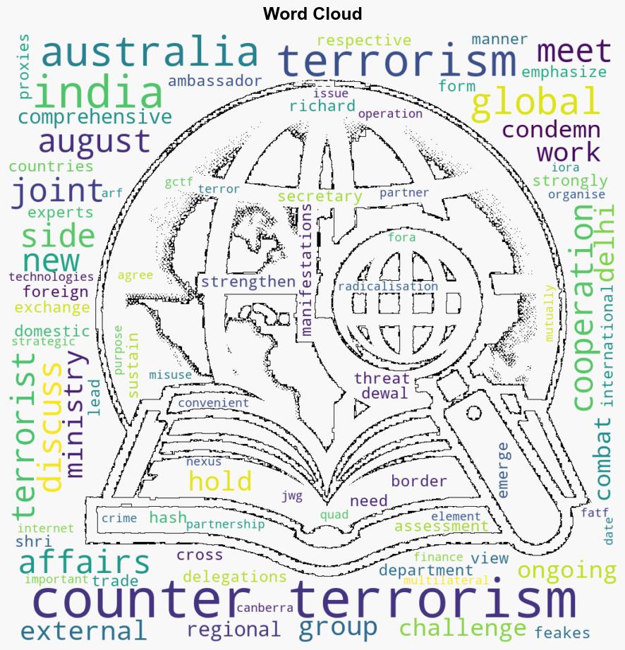 14th meeting of the IndiaAustralia Joint Working Group on Counter Terrorism - Globalsecurity.org - Image 1