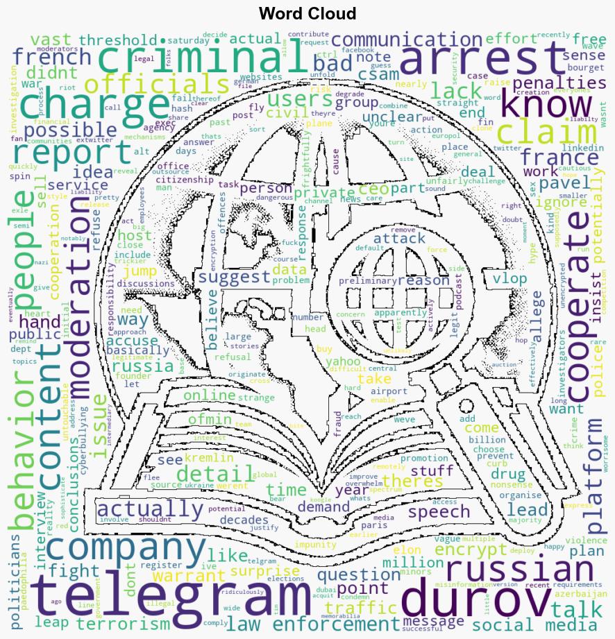 Arrest Of Telegrams Pavel Durov Raises Questions But The Answers May Not Be Known For A While - Techdirt - Image 1