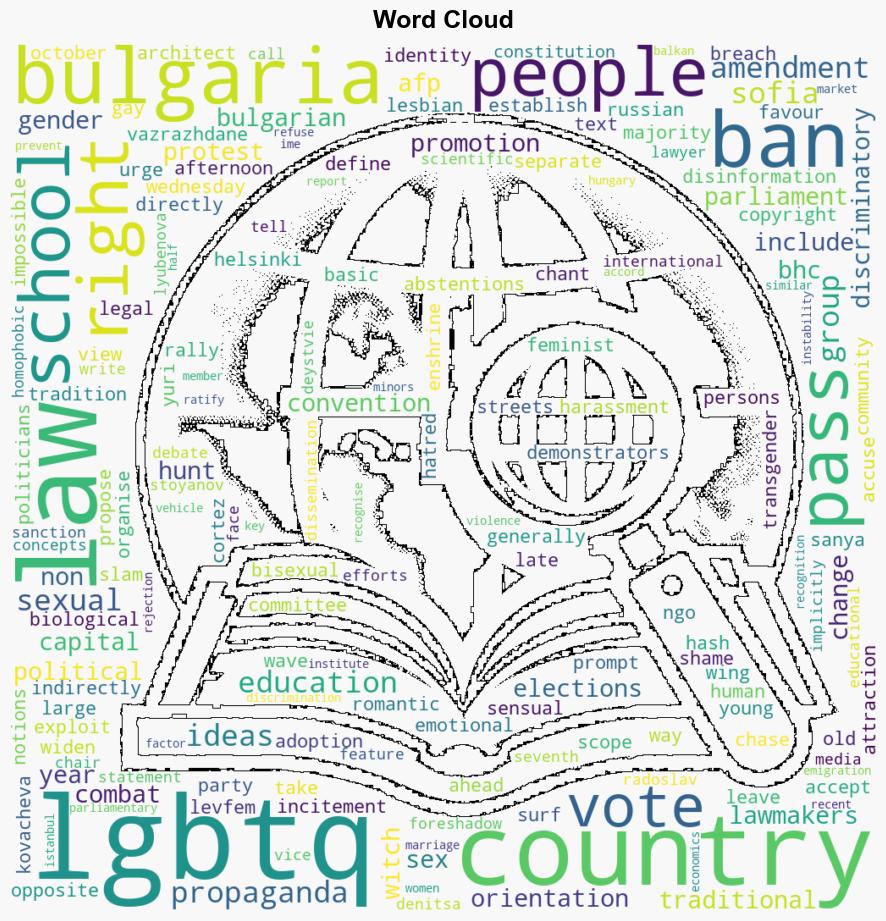 Bulgaria parliament bans LGBTQ promotion in schools - Digital Journal - Image 1