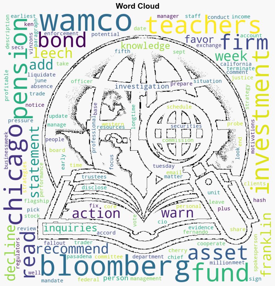 Chicago Teachers Prepares to Pull Wamco Fund Investment - Yahoo Entertainment - Image 1