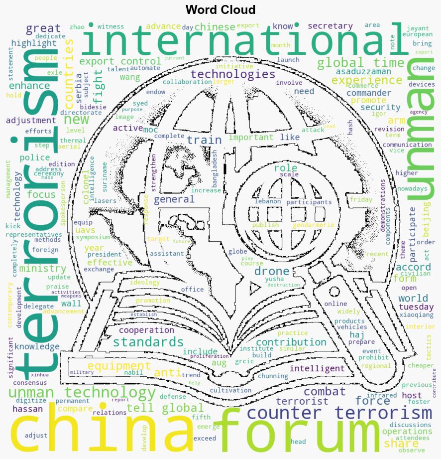 China hosts international counterterrorism forum with a focus on unmanned technology - Globalsecurity.org - Image 1