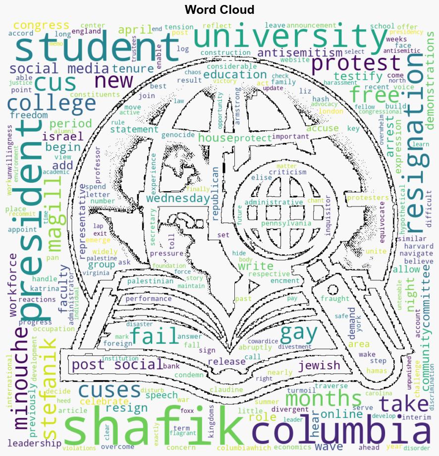 Columbia President Minouche Shafik Resigns Unexpectedly - Inside Higher Ed - Image 1