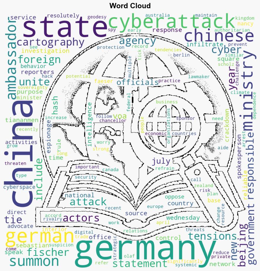 Germany summons Chinese ambassador over 2021 cyberattack - Globalsecurity.org - Image 1