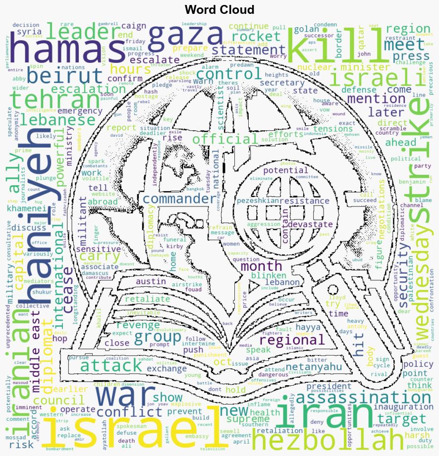 Hamas leader Ismail Haniyeh is killed in Iran by an alleged Israeli strike threatening escalation - Boston Herald - Image 1