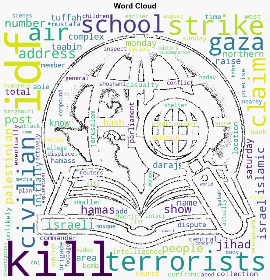 IDF confirms 38 terrorists eliminated in Gaza school attack - The Jerusalem Post - Image 1