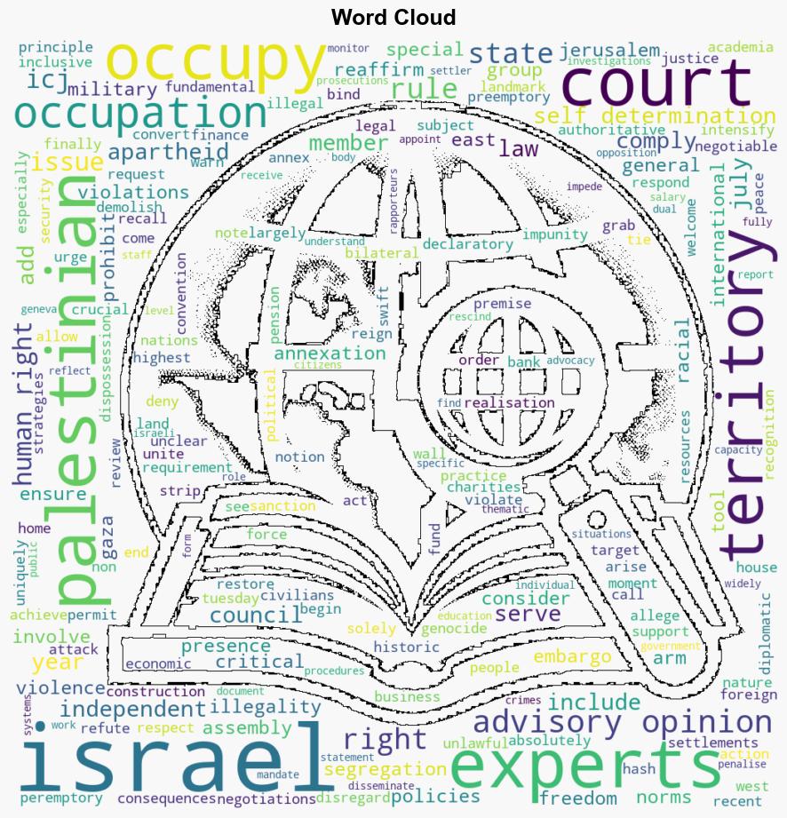 Independent rights experts urge States to comply with ICJ ruling on Israel - Globalsecurity.org - Image 1