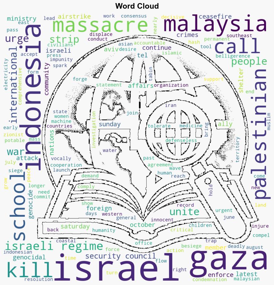 Indonesia Malaysia urge UN to forge consensus against Israel after latest massacre in Gaza - Globalsecurity.org - Image 1