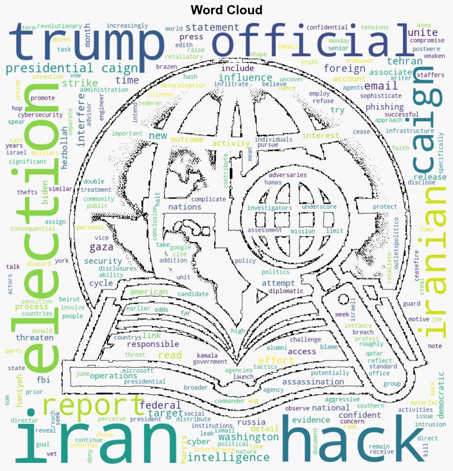 Iran Is Trying to Interfere in US Election Including Hacking Campaigns Intel Agencies - Time - Image 1