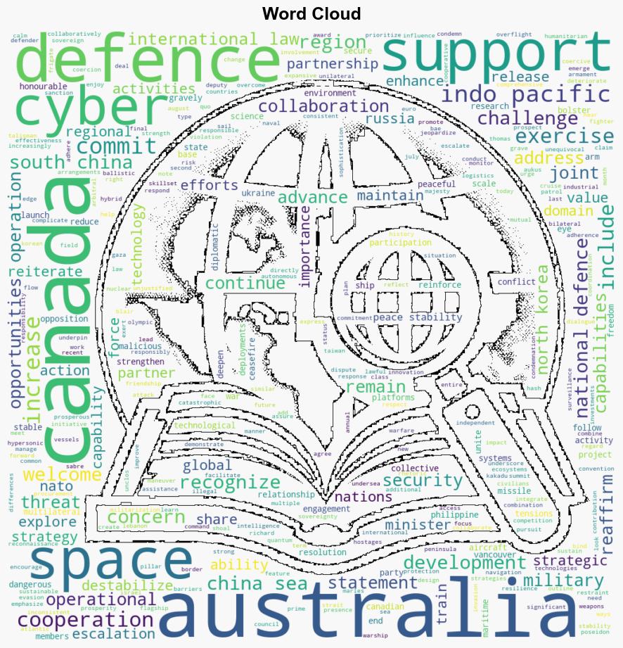 Joint Statement on Strengthening the CanadaAustralia Defence Relationship - Globalsecurity.org - Image 1