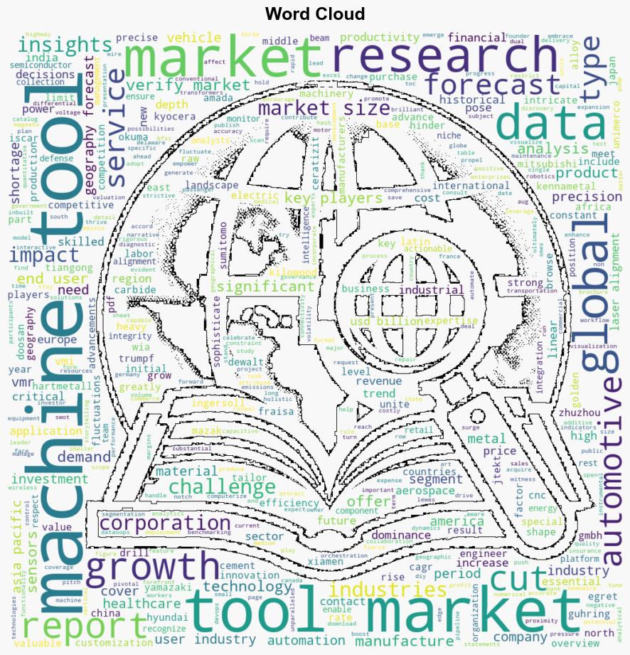 Machine Tools Market Surges to USD 13764 Billion by 2031 Propelled by 530 CAGR Verified Market Research - GlobeNewswire - Image 1