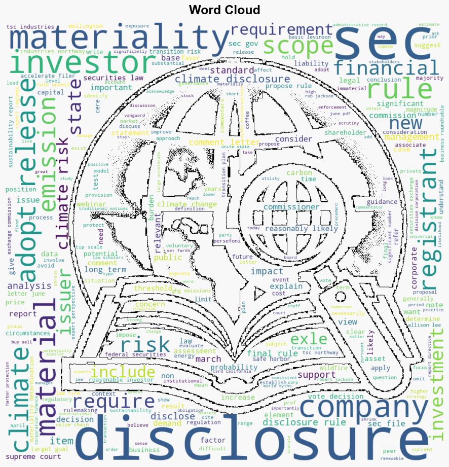 Materiality Under the SECs Climate Risk Rule - Columbia.edu - Image 1