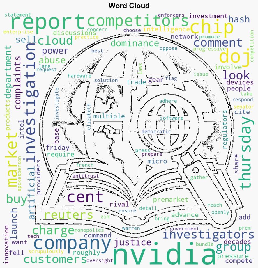 Nvidia faces US DOJ probe over complaints from rivals The Information reports - CNA - Image 1