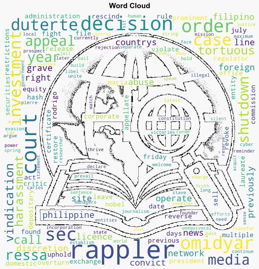 Philippine court orders regulator to restore licence of news site Rappler - Al Jazeera English - Image 1