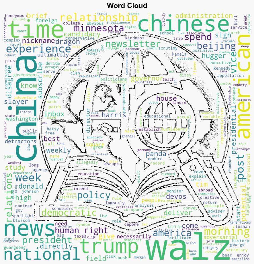 Tim Walzs long complicated history with China - The Week Magazine - Image 1