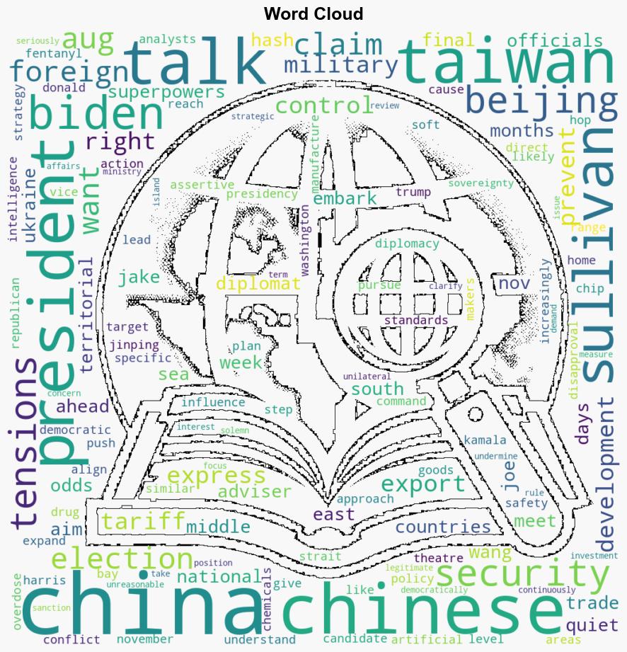 Top US China officials to meet on military Taiwan fentanyl - CNA - Image 1