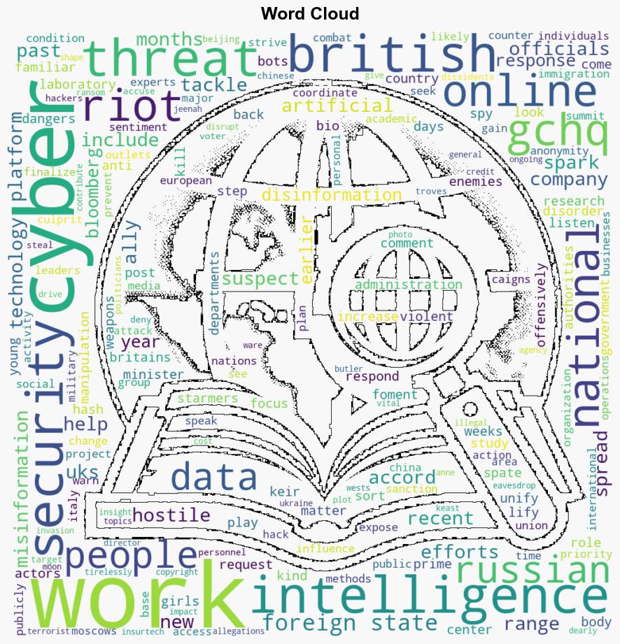 UK Cyber Spies Plan AI Lab to Counter Hostile State Threats - Insurance Journal - Image 1