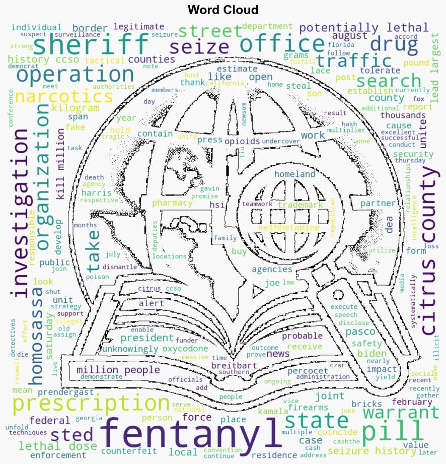 VIDEO Sheriff Florida Drug Traffickers Had Enough Fentanyl to Kill Three Million People - Breitbart News - Image 1