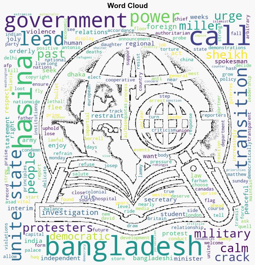 Western powers urge Bangladesh calm democratic transition - Digital Journal - Image 1