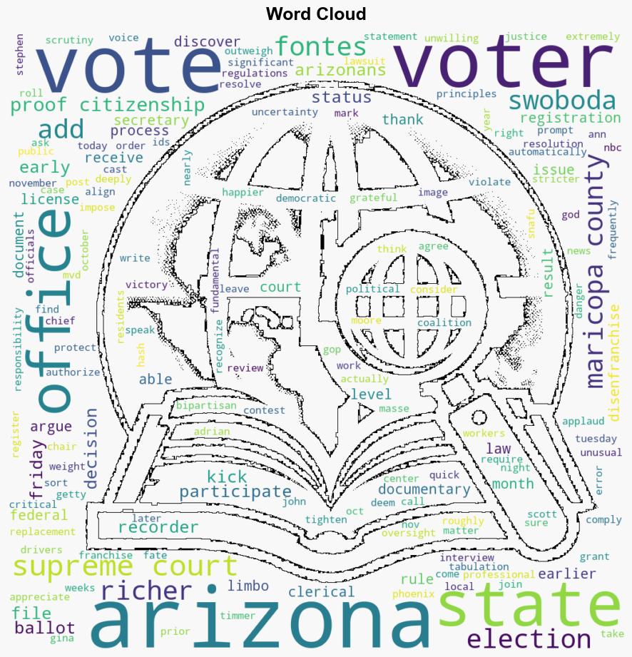 Arizona Supreme Court decides nearly 100000 voters will get full ballot access after clerical error - NBC News - Image 1