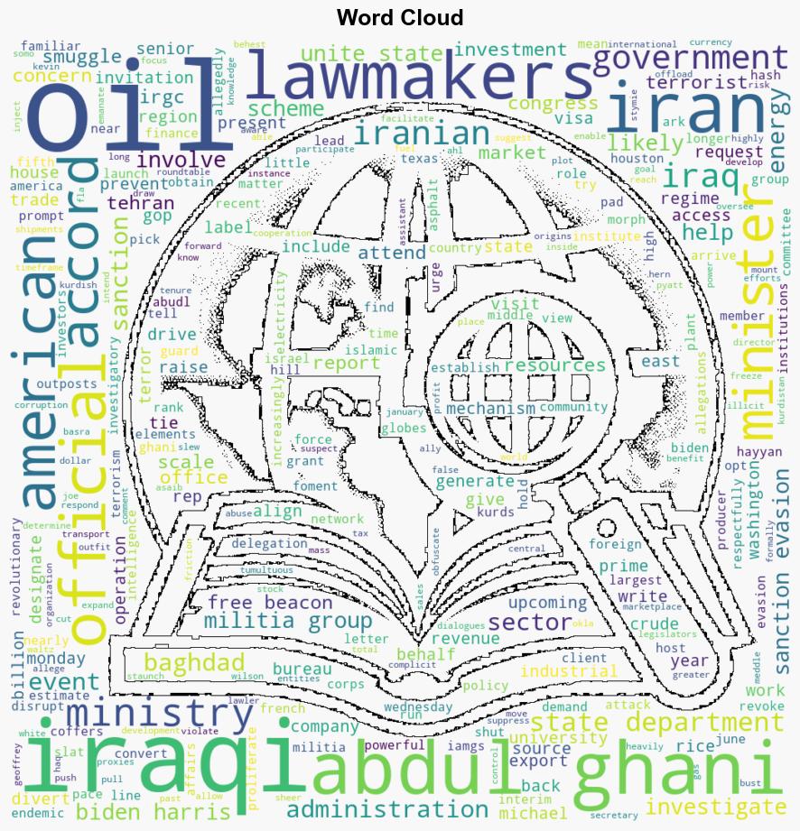 BidenHarris State Dept Set To Host Iraqi Official Allegedly Helping Iran Evade Oil Sanctions - Washington Free Beacon - Image 1