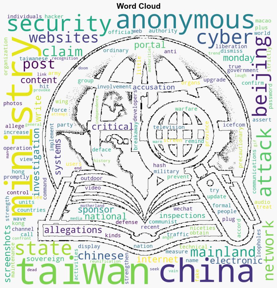 China claims Taiwan not civilian hackers behind website vandalism - Theregister.com - Image 1