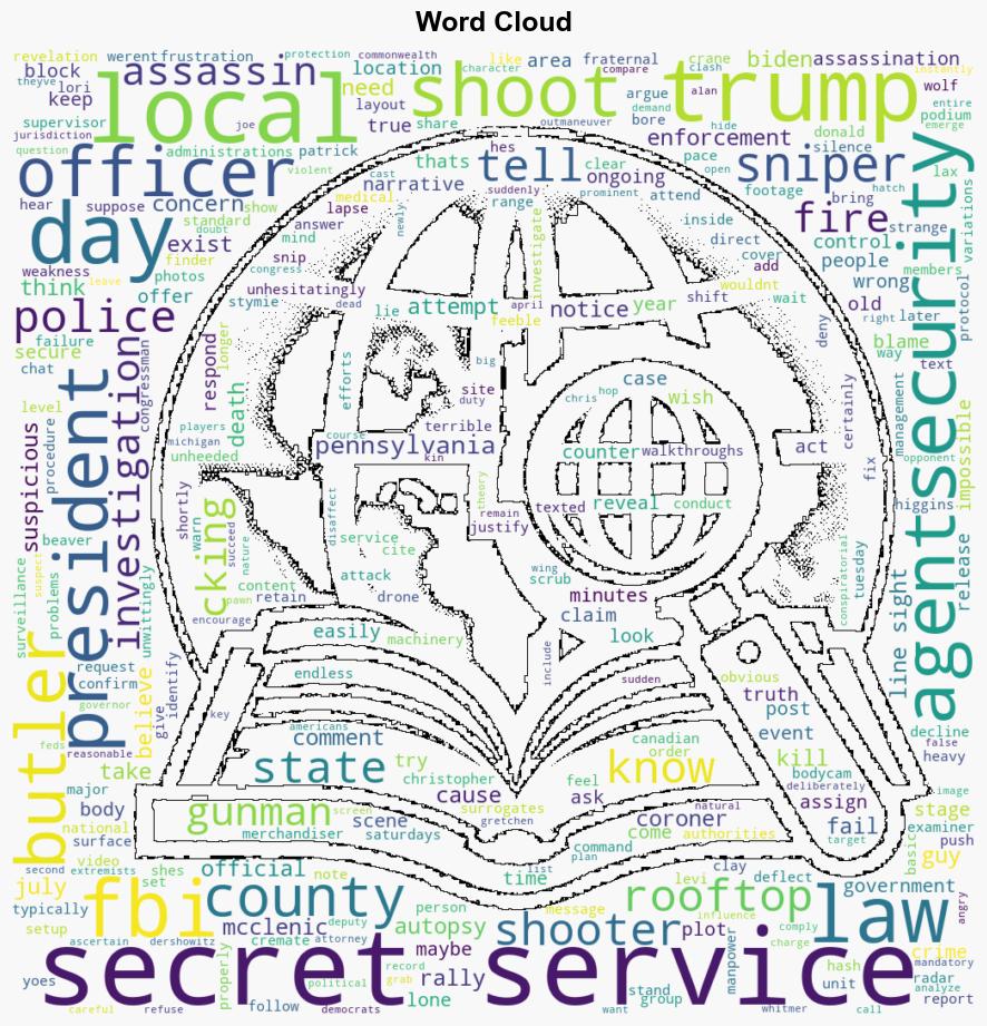 Did a Lone 20YearOld Assassin Outsmart the Secret Service Pennsylvania State Police and Butler Law Enforcement - Americanthinker.com - Image 1