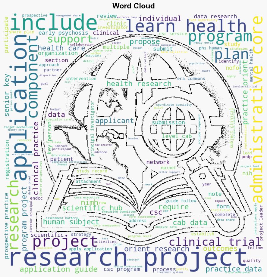 Early Psychosis Intervention Network EPINET Learning Health Care Research to Improve Mental Health Services and Outcomes P01 Clinical Trial Optional - National Institutes of Health - Image 1