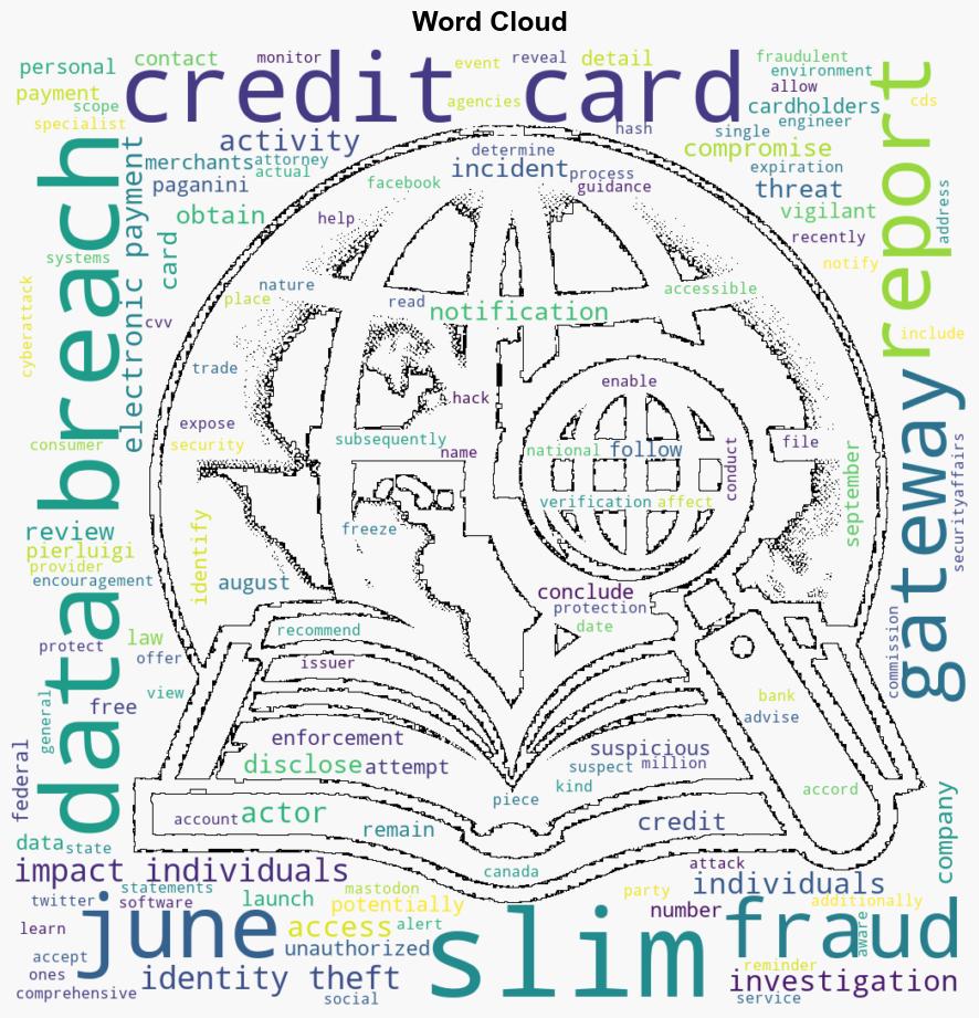 Electronic payment gateway Slim CD disclosed a data breach impacting 17M individuals - Securityaffairs.com - Image 1