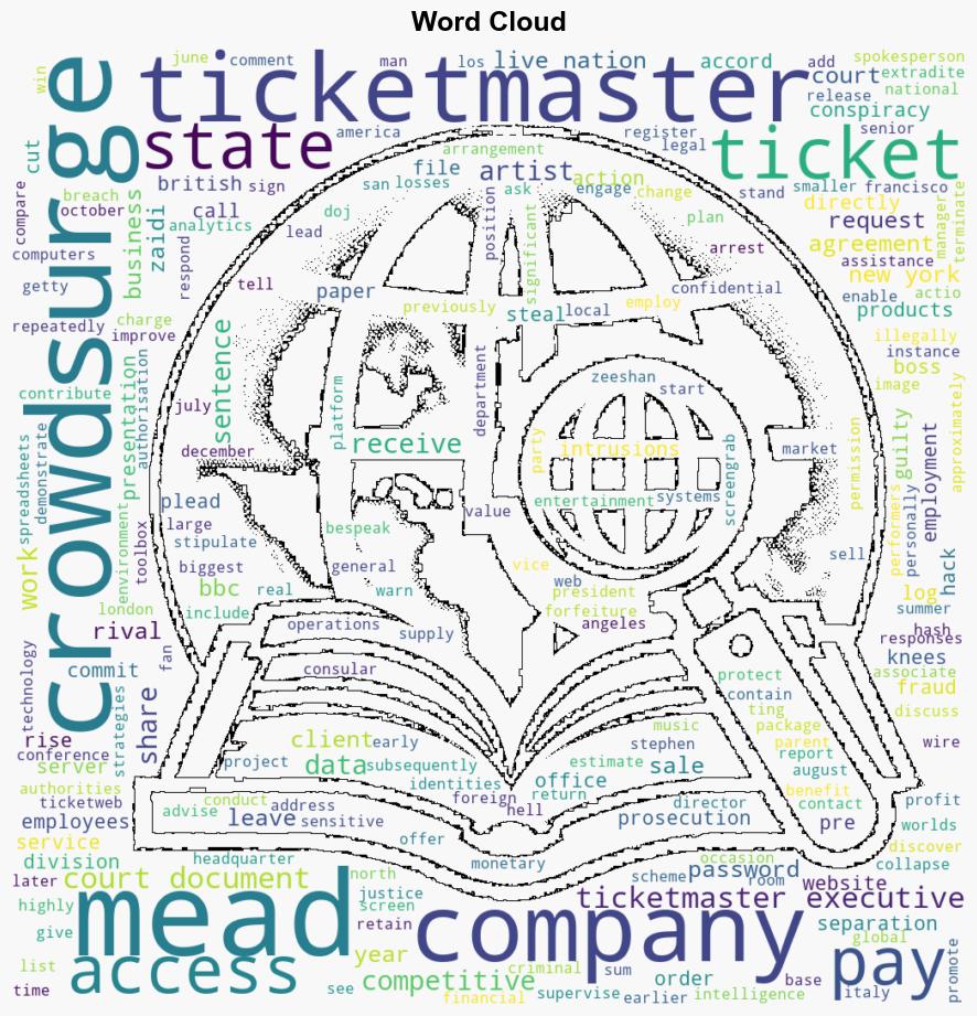 ExTicketmaster boss sentenced for hacking rival company CrowdSurge - BBC News - Image 1