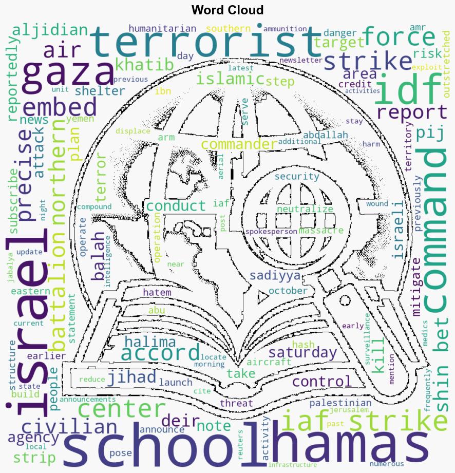 IAF strikes Hamas terror command center embedded in northern Gaza school - The Jerusalem Post - Image 1