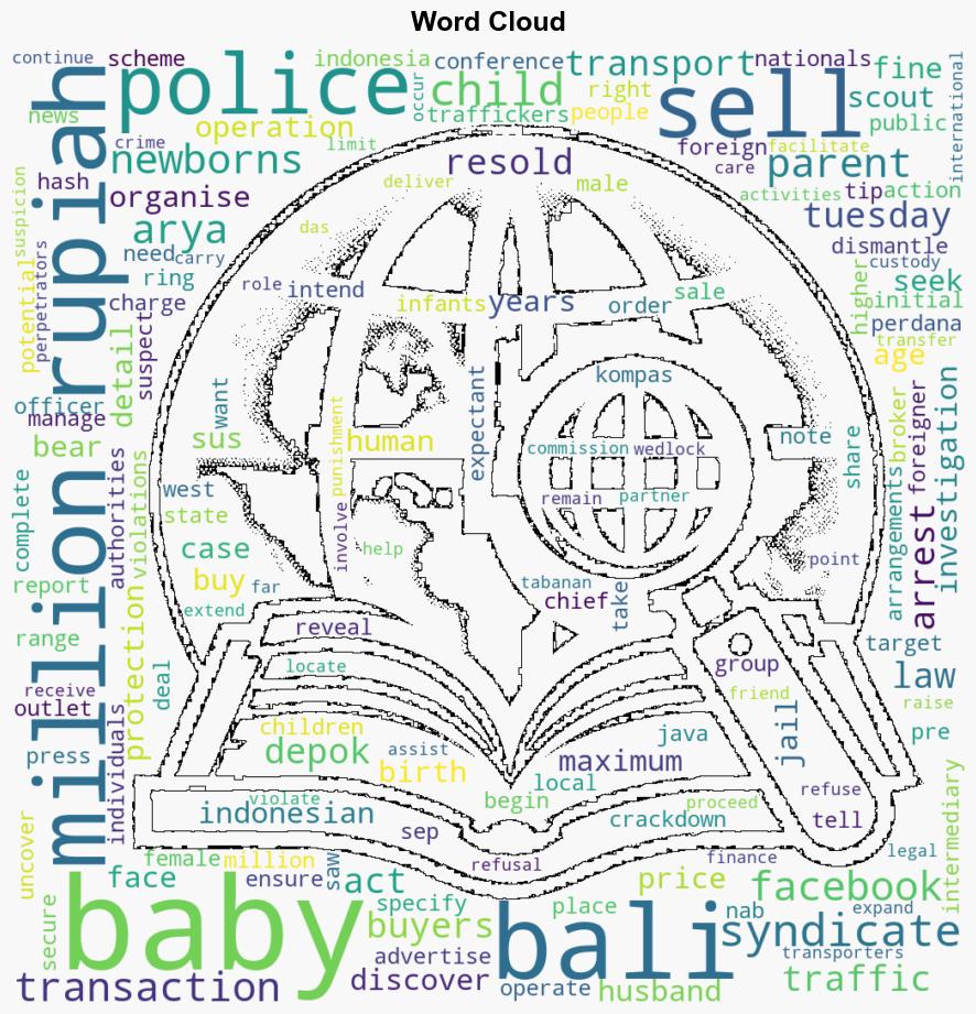 Indonesia police bust baby trafficking ring that bought newborns off Facebook and resold them in Bali - CNA - Image 1