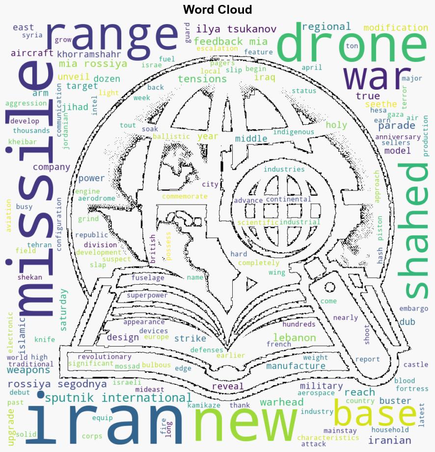 Iran Unveils New Missile Drone With 4000 km Range Amid Seething Regional Tensions - Sputnikglobe.com - Image 1