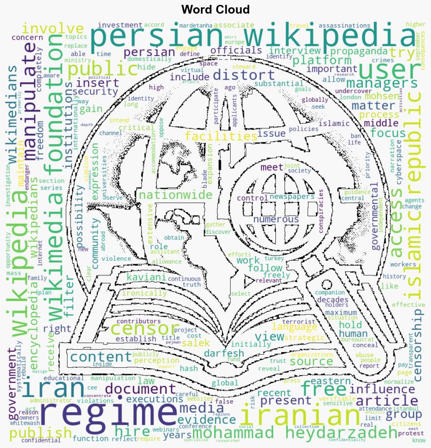 Iranian Regime Impacts Persian Wikipedia by Manipulation Censorship - Newsblaze.com - Image 1