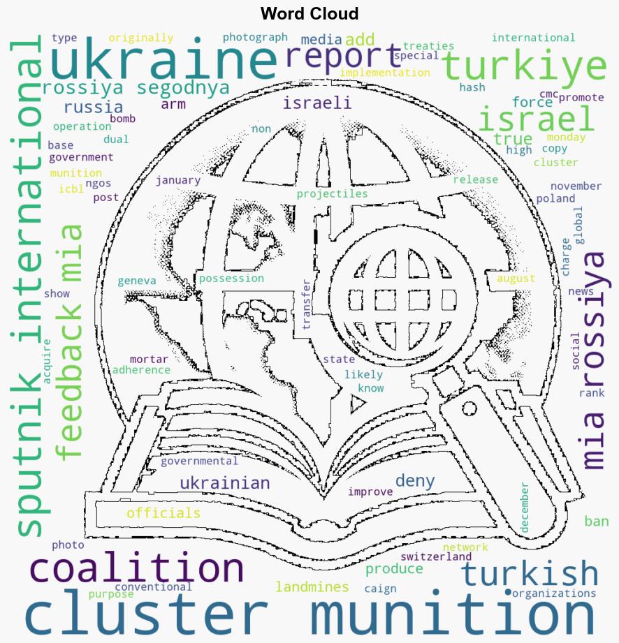 Kiev Uses Israeli Turkish Cluster Munitions Against Russia Cluster Munition Coalition - Sputnikglobe.com - Image 1