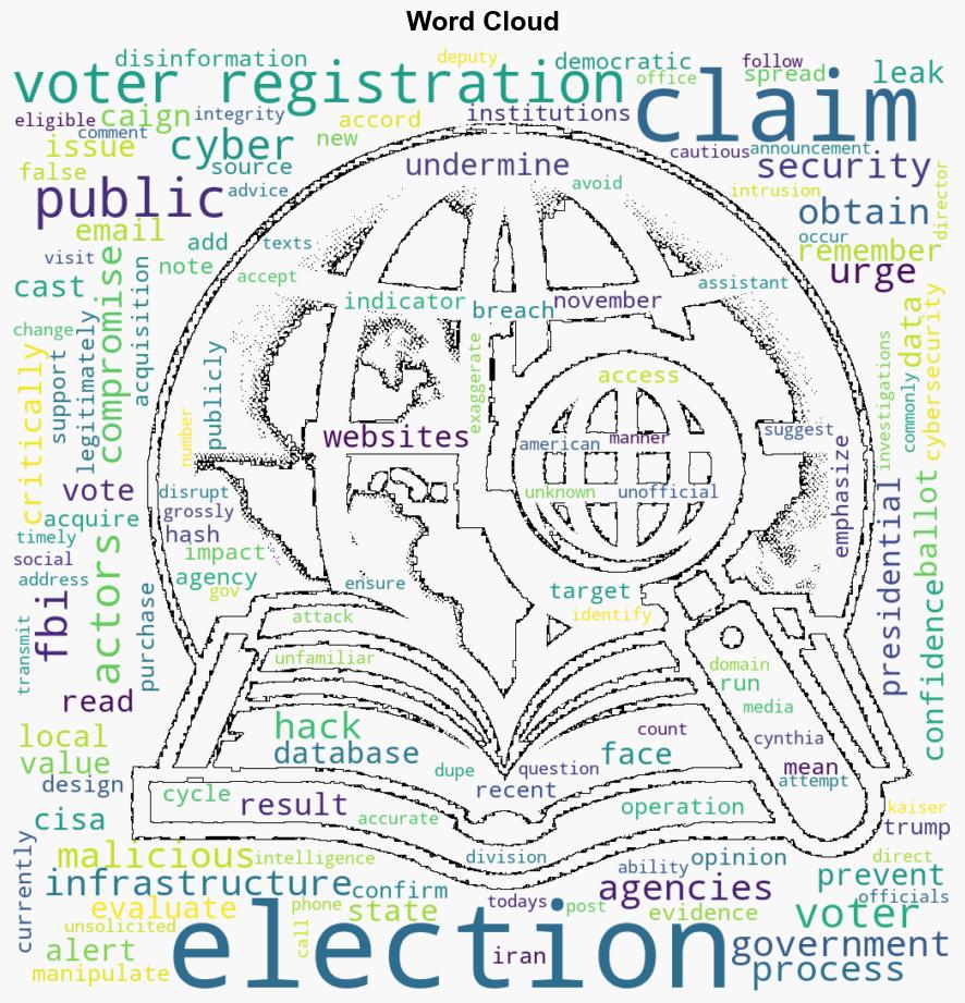 Malicious Actors Spreading False US Voter Registration Breach Claims - Infosecurity Magazine - Image 1