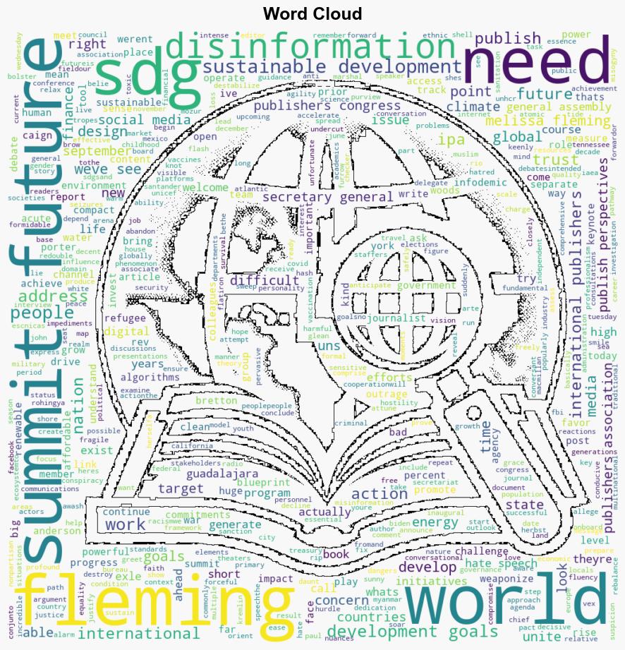 Melissa Fleming The SDGs and Summit of the Future - Publishingperspectives.com - Image 1