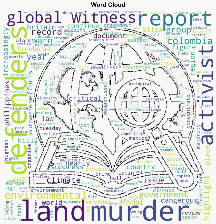 Nearly 200 land and environment defenders killed in 2023 says NGO - Yahoo Entertainment - Image 1