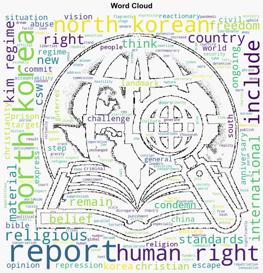 North Korea flagrantly disregarding international human and religious rights standards report - Christiantoday.com - Image 1