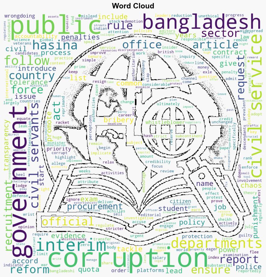 Opinion Bangladeshs civil service is plagued by corruptionthe country cant get back on its feet without major reform - Phys.Org - Image 1