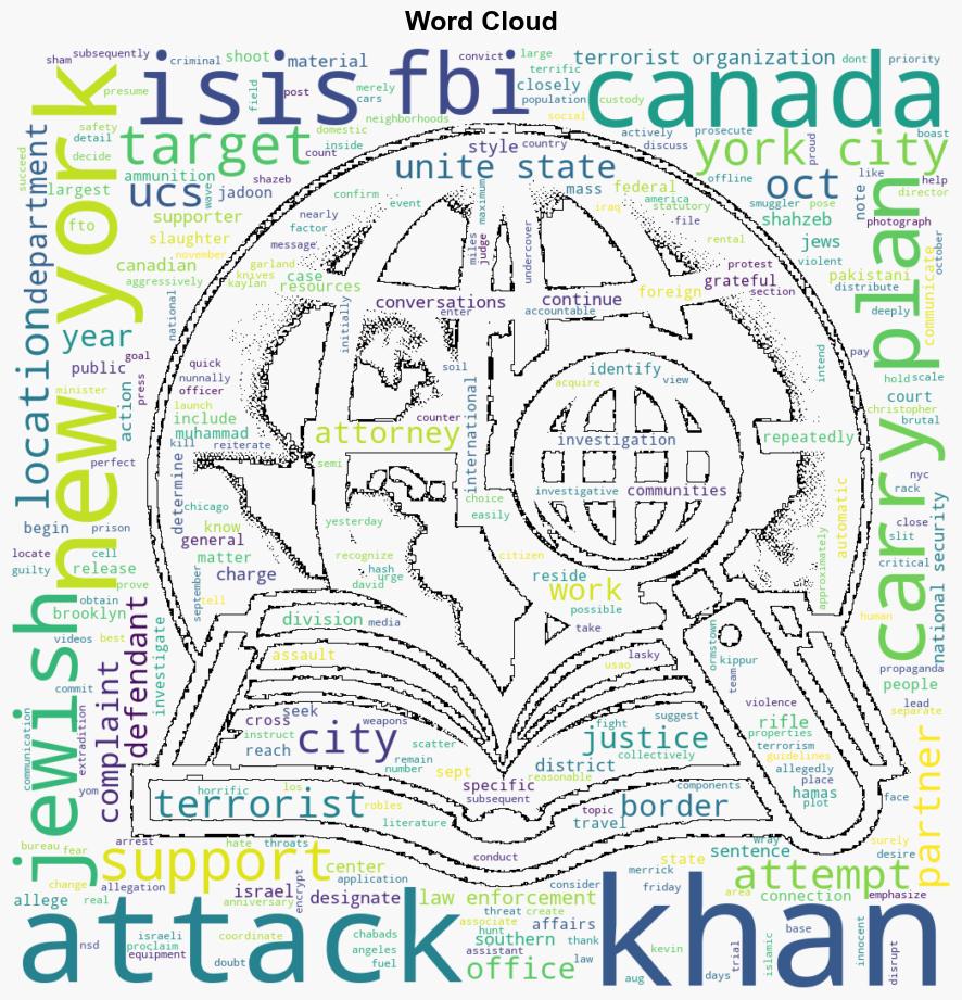 Pakistani National Charged for Plotting Terrorist Attack in New York City in Support of ISIS - Globalsecurity.org - Image 1