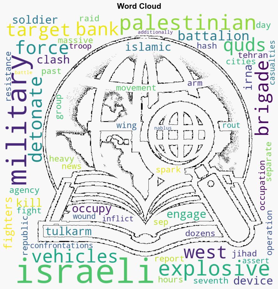 Palestinian fighters target Israeli military vehicles with explosives - Globalsecurity.org - Image 1