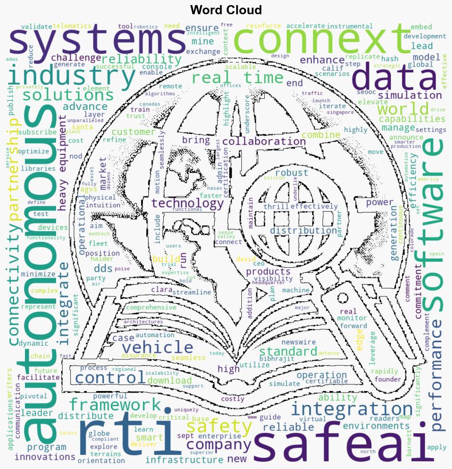 SafeAI Partners with RTI to Set a New Standard in Autonomous Solutions - GlobeNewswire - Image 1