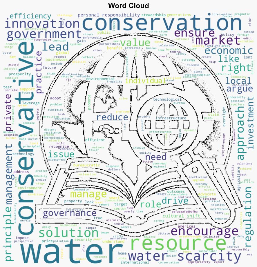 The conservative approach to water management - Americanthinker.com - Image 1