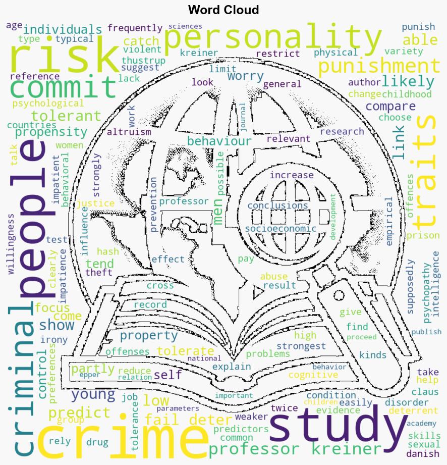 These Personality Traits Predict Criminal Behaviour - Spring.org.uk - Image 1