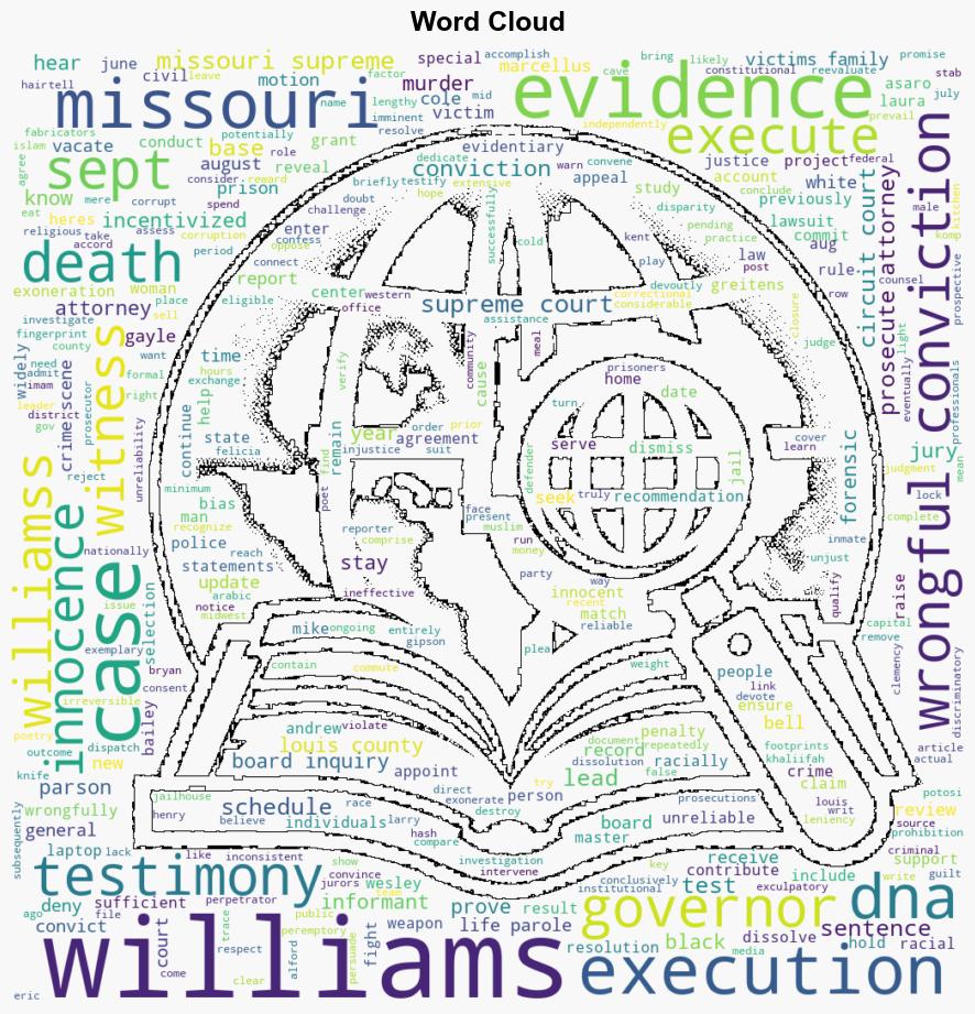 Who Is Marcellus Williams Execution in Missouri Despite Evidence of Innocence - Innocenceproject.org - Image 1