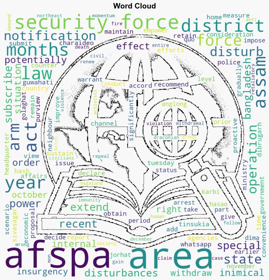 AFSPA extended in 4 districts of Assam amid recent disturbances in Bangladesh - The Times of India - Image 1