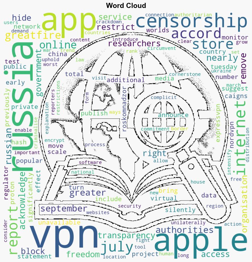 At the Behest of Russia Apple Has Purged Nearly 100 VPN Apps From the App Store - Novayagazeta.eu - Image 1